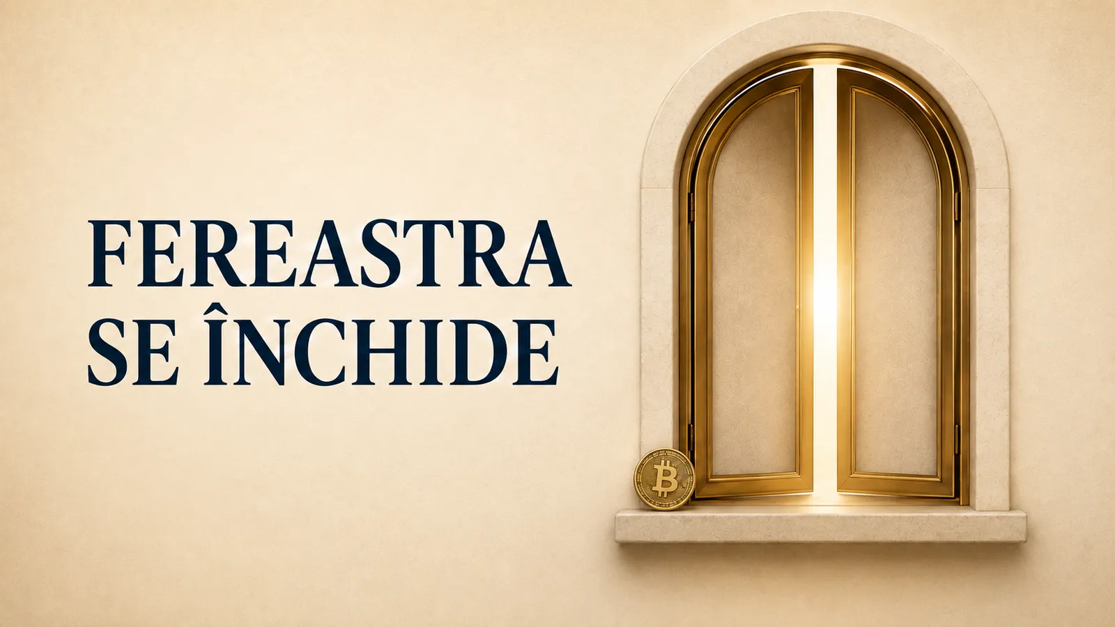Fereastra care se închide pe 4 august