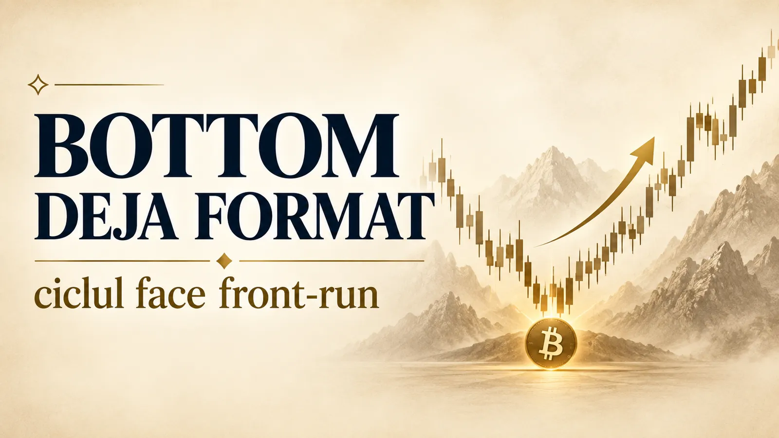 Bitcoin și-a pus deja bottom-ul. Nimeni nu-l vede